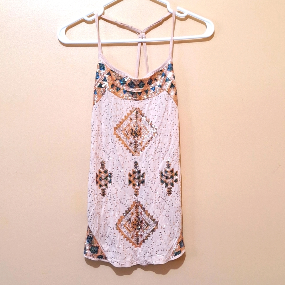 Temperance Sequined Tank Top